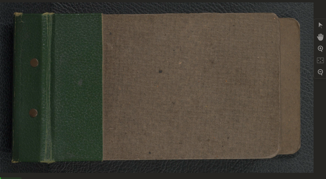 An example of an index card cover